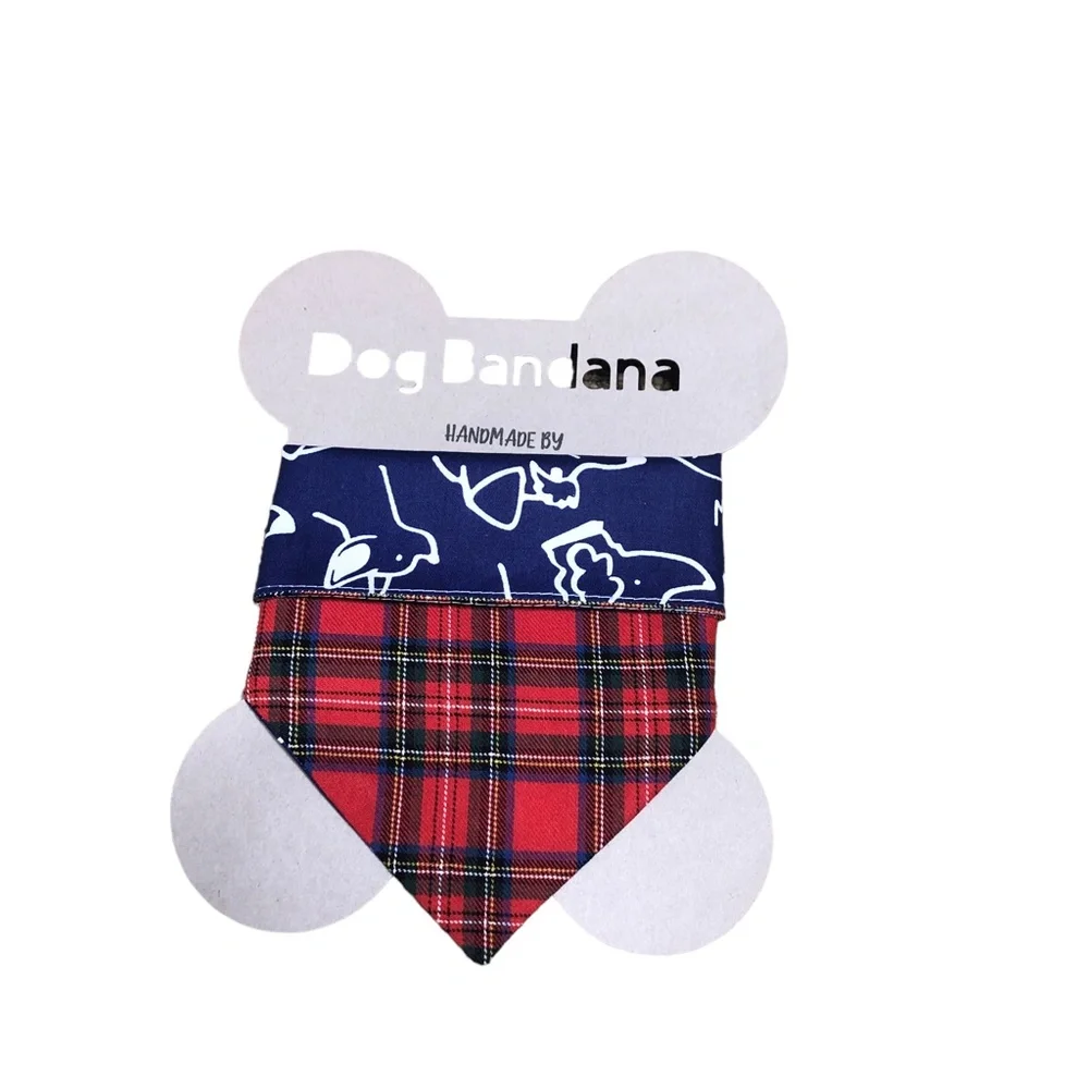Dog Neckwear Over the Collar Reversible 2n1 Pet/ Dog Bandana